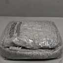 jinchan Faux Linen Curtains Thick Burlap Grey 84 Inches Long Farmhouse Living Room Drapes Grommets Top Light Filtering Privacy Window Treatment Set 2 Panels Heathered Gray