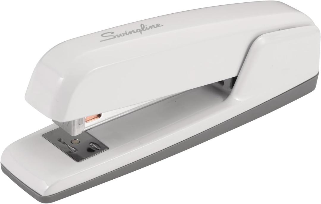 Swingline Stapler, 30 Sheet Capacity, 747 Business Stapler, Jam Free, Metal, Arctic White (S7074738) (Pack of 1)