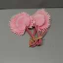 DILATATA 6 Pcs PU Foam Pink Artificial Palm Leaves for DIY Wedding Bouquets, Centerpieces, Arrangements, Bridal Shower, and Home Decor