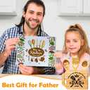 Christmas Gifts for Dad, Christmas Father Gifts Cutting Board with Engraved Utensil Set, Birthday Gifts for Dad Men Father from Daughter Son, Dad Christmas Gifts
