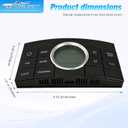 3314082.000 RV Multi-Zone Thermostat,Comfort Control Center 2 (CCC2) 10-Button,Compatible with Dometic Air Conditioner Series 579, 595, 600, 6308, 520, 6218xx, 457915 Replaces 3312024.000