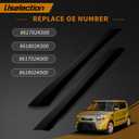 Windshield A-Pillar Trim Molding Window Outside Accessories Set, Compatible with Kia Soul 2010 2011 2012 2013, Front Outer Right Passenger & Left Driver 861702K500 861802K500