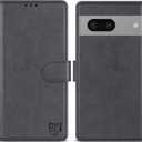 ZZXX for Google Pixel 7 Wallet Case with [RFID Blocking] Card Slot Kickstand Magnetic Closure Leather Flip Fold Protective Phone Case for Google Pixel 7 Case Wallet(Grey-6.3 inch)