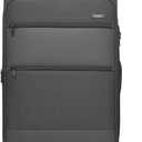 Kono 28 Inch Softside Expandable Checked Luggage with 8 Spinner Wheels TSA Lock Softshell Lightweight Business Travel Suitcase for Men and Women, Black