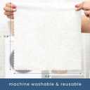 S&T INC. 50 Pack Microfiber Cleaning Cloth with Box, Bulk Towels for Home, Reusable Microfiber Towels for Cars, Cleaning Rags, White, 190gsm, 11.8 Inches x 11.8 Inches, 50 Count