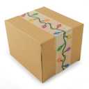 2 x Genuine Fred Special DELIVERY Holiday Packing Tape, Fun String Lights Design, 60ft Roll with Built-in Dispenser, Perfect for Shipping, Holiday Gifts, and Fun Packaging, Printed Packing Tape