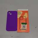 Vooii Compatible with iPhone 15 Plus Case, Upgrade Liquid Silicone [Enhanced Camera Protection] [Soft Anti-Scratch Microfiber Lining] Shockproof Phone Case for iPhone 15 Plus 6.7 inch - Neon Purple