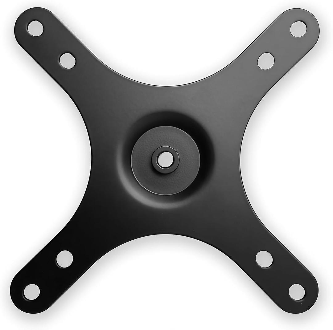 Kado Portable Monitor Mounting Adapter Bracket Plate, 1/4" Screw Hole to 100x100mm 75x75mm, M4 Screw Set Wall Mount Arm Mount Universal, Tripod Camera Stand for Desktop Monitor Portrait/Landscape Mode