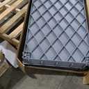 YITAHOME Utility Cart on Wheels, 550 lbs 2 Shelf Heavy Duty Rolling Carts, 45 x 25 in Plastic Service Cart Work Carts with Wheels for Warehouse Garage School & Office, Cleaning, Gray