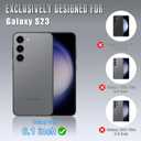 Wallet Case for Samsung Galaxy S23 with RFID-Blocking Credit Card Holder, PU Leather Folio Flip Cover Women Men Protective Phone Case Compatible with Samsung S23, Purple