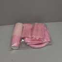 Vyntra 350 Pcs Pink Disposable Paper Plates and Napkins Set for 50, 9" Dinner Plates & 7" Dessert Plates, Tableware for Valentines, Birthday, Party