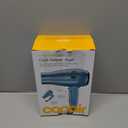 Conair Cord-Keeper Dryer with Folding Handle and Retractable Cord, 1875W Travel Hair Dryer, Ionic Technology, Teal