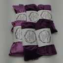 Lavender Eye Pillow for Relaxation, Yoga, Sleeping, Weighted Eye Mask Heated for Headache, Sinus, Dry Eye Relief, Moist Heat Eyes Compress, Meditation Accessories with Aromatherapy, Pack of 6