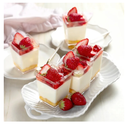 50 Pack 5 oz Plastic Dessert Cups, Small Clear Square Desert Cake Shooters Trifle Cups for Parfait, Puddings, Pastry, Mousse and Appetizers