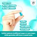 L-Theanine Gummies 400mg, Magnesium Glycinate 400mg, Melatonin 10mg, High Dose for Adults Stress & Muscle Relief, Sleep, Circadian Rhythm, Non GMO, Gluten Free, Vegan, Sugar Free, Grape, 60