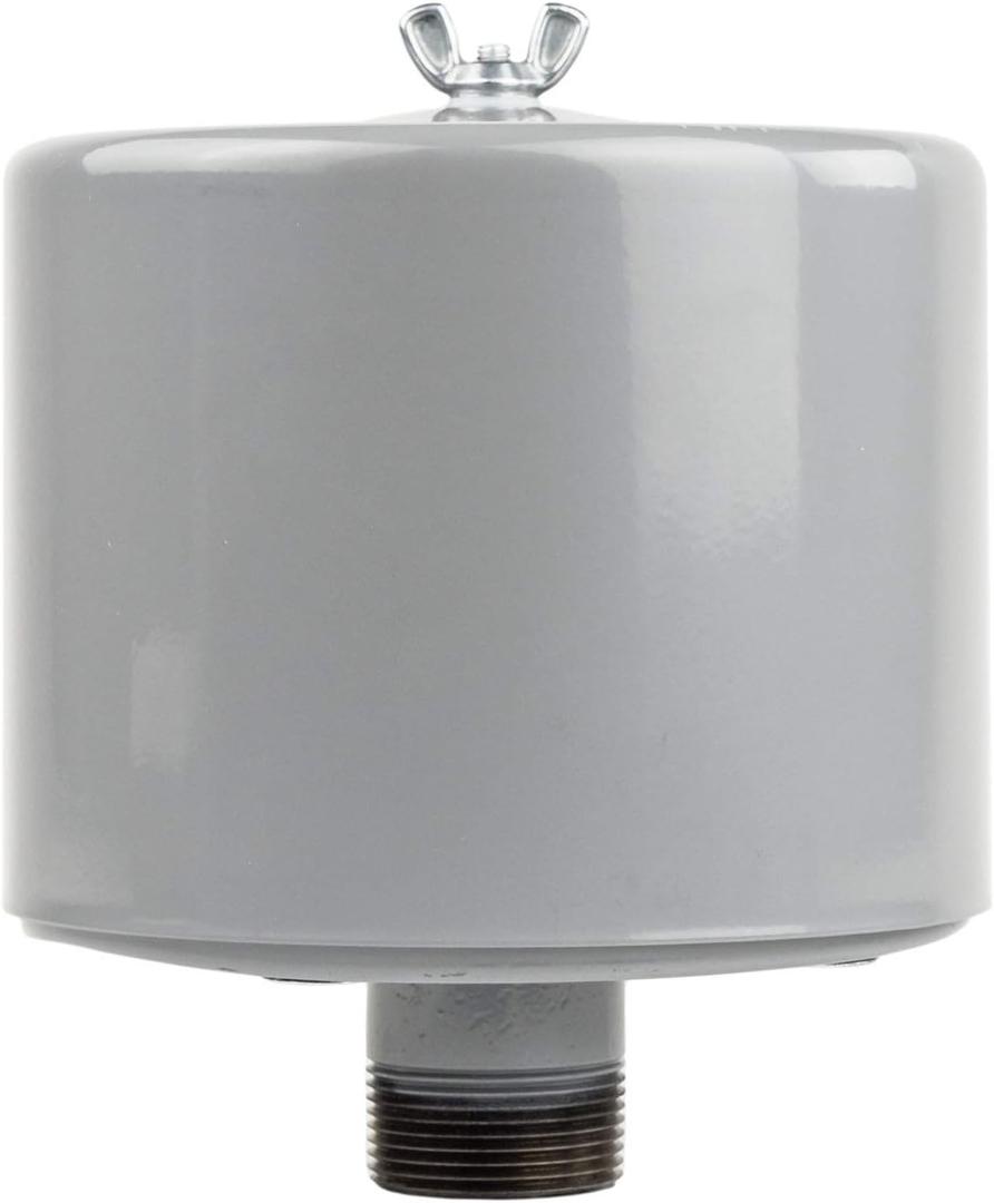 1.25" Inch Air Compressor Intake Filter Silencer Metal Housing Canister U.S.A.