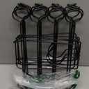 ZEDODIER 3 Pack Tank Top Hanger Space Saving, Bra Hangers for Closet Organizer, Hanging Bra Organizer Tank Tops Holder with 24 Hooks, Metal Closet Organizers and Storage Small Space Solutions, Black