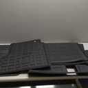 powoq Cargo Mat Compatible with 2010-2024 Toyota 4Runner Back Seat Protector Replacement for 2010-2024 Toyota 4Runner 5 Seater Accessories (Fit W/O Sliding Tray, Rear Backrest Mats+Rear Trunk Mat)