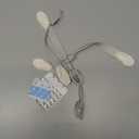 Command Cord Bundlers, Damage-Free Hanging Cord Organizer, No Tools Cord Bundler for Hanging Electrical Cables of Christmas Decorations, 6 Gray Cord Bundlers and 12 Command Strips