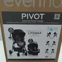 Evenflo Pivot Modular Travel System with LiteMax Infant Car Seat (Casual Gray)
