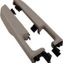 HQPASFY Driver & Passenger Side Front Door Armrest Handle Compatible with 1999-2006 Chevy Suburban Tahoe Avalanche, GMC Yukon Replace# 12472876, Beige