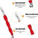 3 x Car Electrical Terminal Connector Separator Tool, Vehicle Electrical Disconnect Removal Tool, Automotive Terminal Plug Remover Accessories, Universal for Truck Motorcycle RV (Red)
