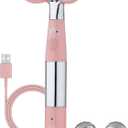 Spa Sciences ISLA Ice + Heat Contouring Roller (Face, Neck, and Dcolletage)  Including Steel + Bonus Genuine Rose Quartz Globes