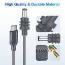 Power Cable USB to DC 32.8FT/10M for Starlink Mini, 100W USB Type-C Male to DC Male Waterproof, Compatible with 65W+ PD Power Source