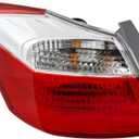 For 2013-2015 Honda Accord Rear Tail Light Driver Side Outer Sedan HO2804101 EX|LX|Sport | 33550-T2A-A01