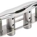Laorde Pop Up Boat Cleat, 316 Stainless Steel, Retractable Marine Grade Flush Mount Dock Cleat with Backing Plate for Yacht