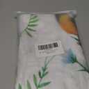 Litabel Green Cute Floral Shower Curtain, Watercolor Birds, Butterflies, Snails & Flower Design Shower Curtains for Chic Bathroom, Nature-Inspired Garden Fabric Shower Curtain, 72 x 72