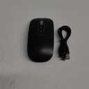 cimetech Wireless Mouse Bluetooth for Laptop, M01 Rechargeable Silent LED Computer USB Mice, [BT5.1 and 2.4G Receiver] Dual Mode Slim Sleek, Plug and Play for iPad Mac Chromebook Tablet PC Notebook