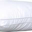 Bed Pillows for Sleeping 1 Pack,Queen Size,Luxury Hotel Collection Pillow,Soft Fluffy and Great Support Down Alternative Filling,Gusseted Pillow for Side and Back Sleepers