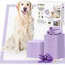 CROCI Dog Pads Lavender Scented 30x36in Extra Large Pee Pads for Dogs with Odor Eliminating Puppy Pads Thicken Super Absorbent Up to 10 Cups Pee Pads, Disposable (40 Counts)