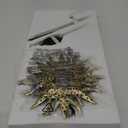 HOMEIMPRO Large Sun Solar Garden Decor Lights Outdoor Garden Gifts Mom Dad, Crackle Glass Metal Stake Backyard Decor, Waterproof LED Lights for Lawn Patio Ornaments, Mothers Day Gifts for Women