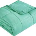 Topcee Weighted Blanket for Adults (15 lbs, 48" x 72") Twin Size Soft Cooling Heavy Blanket Sleeping, Apply to 130-160 lbs Body, Thick Breathable Blanket with Glass Bead, Easy Care