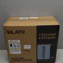 SILATU 55Amps Plasma Cutter, STC550P HF Non-Touch Pilot Arc Plasma Cutter Machine, 110/220V Dual Voltage LED Display Air Sensor Technology, 1/2'' Clean Cut 3/5'' Max Cut, PT/2T/4T for Beginners DIY