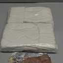 Aoriher Large Christmas Stockings with DIY Name Tags, 18 Inch Knitted Stockings Xmas Stocking Decorations with Christmas Stocking Tags for Family Decor(Style A,White)