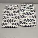 Sweetshow Boho Pillow Covers 18x18 Set of 2 Bohemian Ethnic Black Geometric Herringbone Print Decorative Throw Pillows Outdoor Pillowcase Square Linen Farmhouse Cushion Case Decor for Couch Sofa Bed