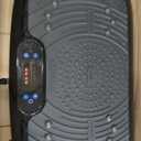 Vibration Plate Exercise Machine Weight Loss, Full Body Workout Vibration Plate Lymphatic Drainage, 199 Adjustable Speeds Power Shaping Vibrating Plate 450 Lbs Capacity Fitness Platform (Black)