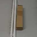 White Curtain Rods for Windows 28 to 48 Inches(2.3-4 Feet), 5/8 Inch Drapery Rod With Ball Finials,Size:18''-45'', White