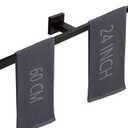 LANC Matte Black Towel Bar for Bathroom Wall Mounted, 24 Inche Hand Towel Holder Kitchen Bathroom Accessories Towel Rack Modern Towel Rod Towel Organization and Storage Stainless Steel,A9076MB-L6