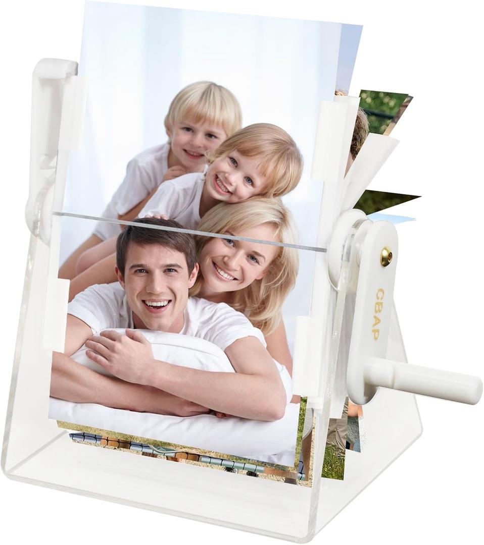 Picture Flip Book Frame Photo Album 4x6 or 4x3.Custom Decorations: Personalized Gifts