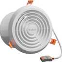 4" Bathroom Exhaust Fan, White Quiet Ceiling Exhaust Fan 110 CFM, 1.0 Sones Ideal Ventilation for Bathroom, Kitchen, RV, Mobile Home, Garage