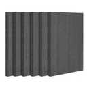 6 PCS Polyurethane Foam Sheet Black,16x 12 x 1 Inch Cuttable Foam Inserts for Cases,High Density Packing Foam Pads for Toolbox Crafts and Camera Storage (6)