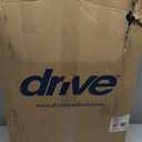 Drive Medical R726BK Foldable Rollator Walker with Seat, Black (1 Count (Pack of 1))