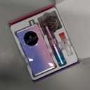 Electric Nail Drill File Professional 40000 RPM, Melodly Rechargeable Electric Nail File Machine Kit for Acrylic Gel Nails Polishing Removing, Portable Cordless Efile with Gold Bits Kit at Salon Home (Pink-blue)