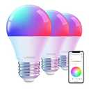 Linkind Smart Light Bulbs, Smart Bulb That Work with Alexa & Google Home, LED Light Bulbs Color Changing, 104 Preset Scene, Music Sync, A19 E26 2.4GHz RGBTW WiFi Bluetooth Light Bulb 60W, 800LM, 3 Pack