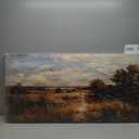 crmotu Landscape Wall Art, Nature Wall Art, Large Wall Decor, Wilderness Vintage Canvas Paintings, Moody Autumn Scenery Pictures for Living Room Bedroom Farmhouse Entryway Prints 24"X48" (Scenic Path)