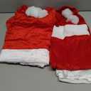 CCINEE 6PCS Christmas Chair Covers,Santa Claus Hat Slipcover Xmas Chair Back Cover for Christmas Dinning Room Decoration (60  50 cm, Red - 6 Pieces)